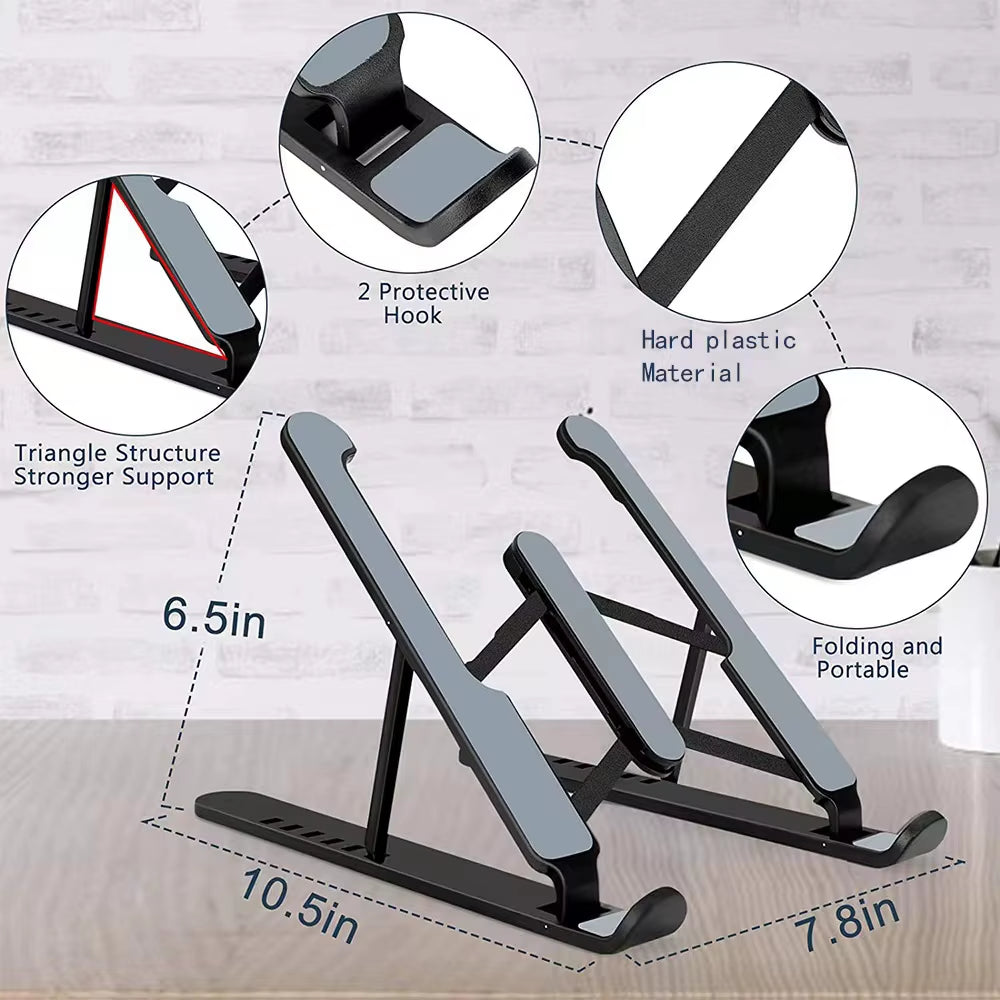 Portable Laptop Stand Notebook Stands Adjustable Ergonomic Laptop Support Base Holder for Macbook Computer Accessories Bracket