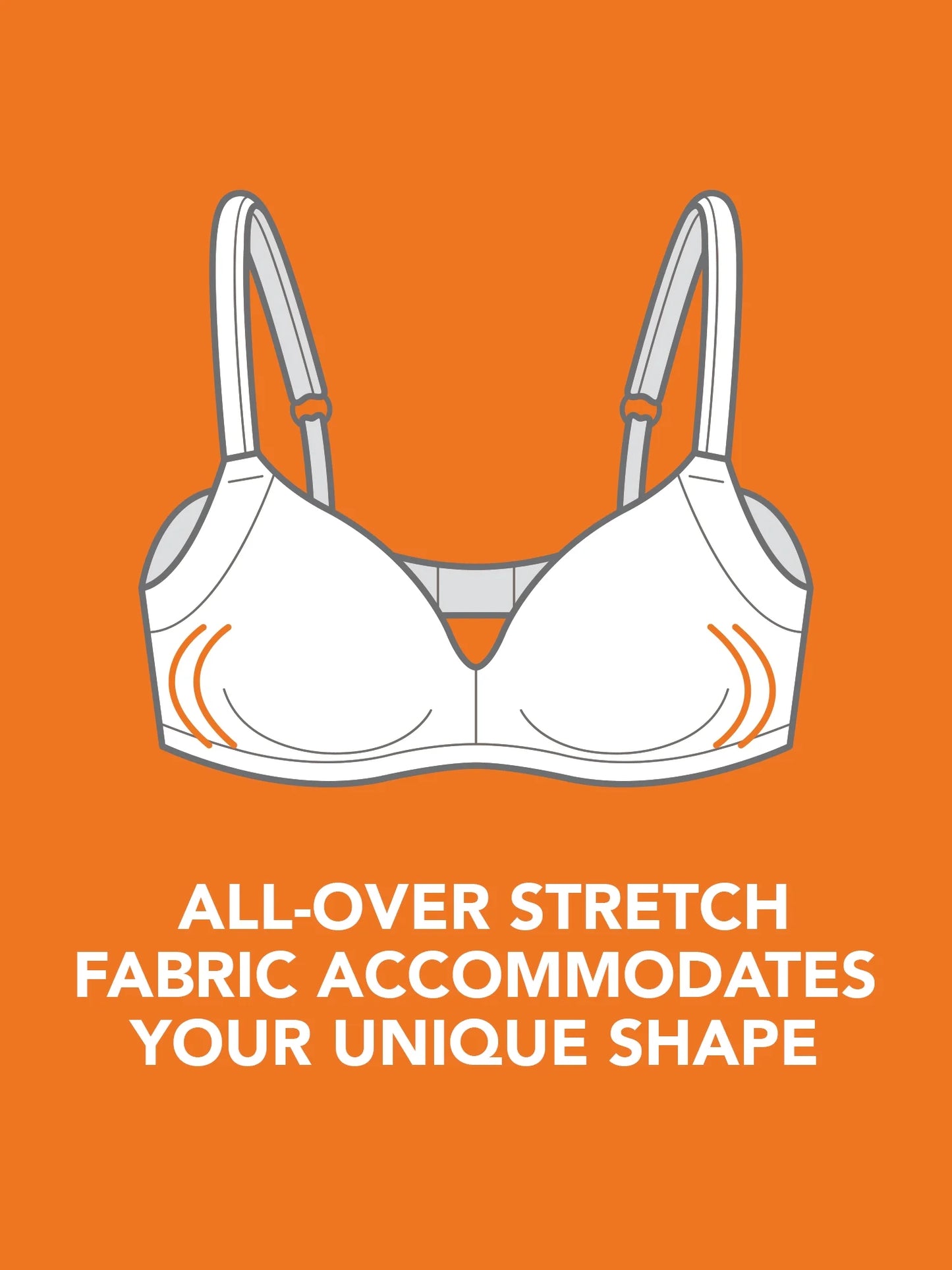 ® Blissful Benefits Underarm-Smoothing with Seamless Stretch Wireless Lightly Lined Comfort Bra RM3911W